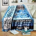 thumbnail image 5 of Best Bonus Dad Blanket Gifts from Daughter Son in Law Step Dad Fathers Day Birthday Gifts | to Bonus Dad Gifts | Christmas Bday Presents for Father in Law Throw Blanket 60” X 80", 5 of 5