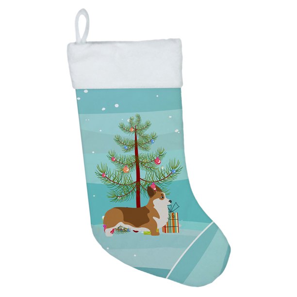 Corgi Merry Christmas Tree Christmas Stocking - Walmart ...