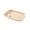 Beige, variant on Divided Meal Tray, Plastic Food Plate, Lightweight Dinner Service Trays with 2 Compartments for Campus Hospital Use, 7" x 10"