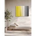 thumbnail image 5 of Yellow Gray Ombre Wall Art for Living Room, Canvas Picture Wall Decor for Bathroom Bedroom, Vintage Country Wooden Painting Artwork for Office Kitchen Hallway Dining Room Home Decorations 20"x24", 5 of 8