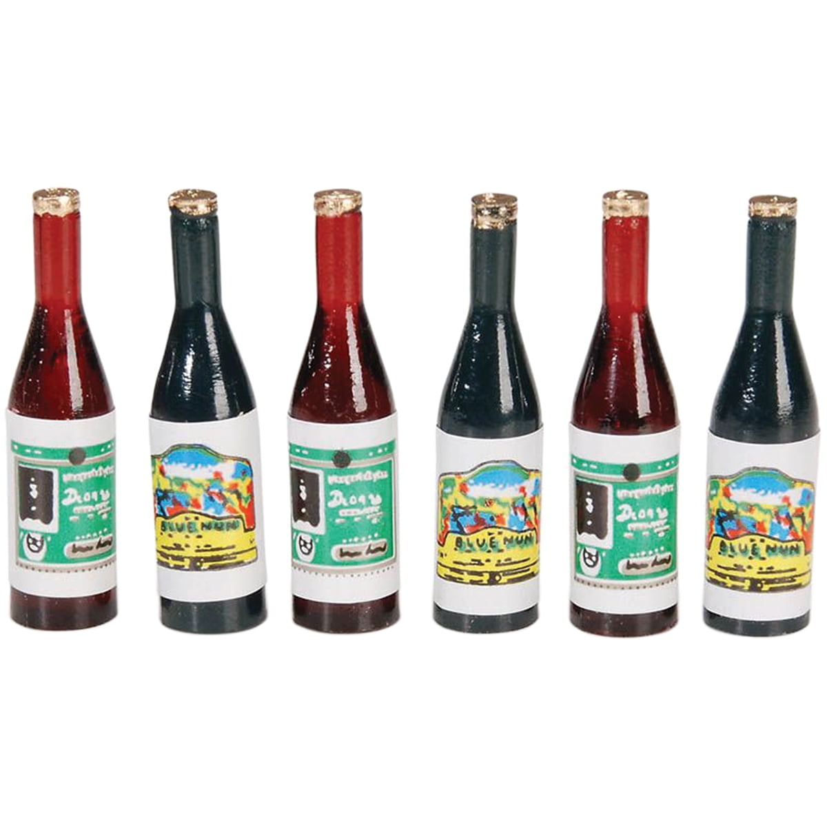 Timeless MiniaturesWine Bottles 6/Pkg