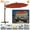 Henna, variant on Sunny 11.5' Deluxe Cantilever Big Roma Umbrella Hanging Offset Solar Umbrella UV50+ Tilt & 360'C Rotation Patio Heavyduty Outdoor Sunshade Cantilever Crank Sunbrella Cover
