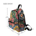 thumbnail image 3 of FORMRS School Backpack with Front Zippered Pocket 12" Student Travel Daypack, Dark Floral, 3 of 6