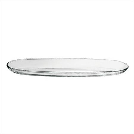 

Majestic Gifts E60157-US Fenice 19.7 x 6.3 in. High Quality Glass Oval Plate