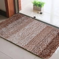 thumbnail image 7 of PureCasa Indoor Outdoor Polyester Floor Mats for Bedroom Living Room, Gradient Kid & Pet Friendly Non-Slip Floor Rugs for Entrance, Home Decor Doormat, 18.9"x31.5"x0.8", 1 Pack, Brown, Rectangle, 7 of 7