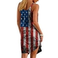 thumbnail image 2 of PALACLOTH Women Independence Day Tank Dress Summer USA National Day Sundress, 2 of 4