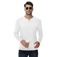 thumbnail image 5 of GENTS BLISS 3 Pack Henley Men Shirts Long Sleeve Plain T Shirts for Men Casual Men Tee with Pocket, 5 of 18