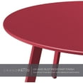 thumbnail image 6 of Grand patio Round Steel Patio Coffee Table Weather Resistant Nesting Tables Including One Large Side Table and One Small End Table, (Red, 2PC), 6 of 15