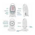 thumbnail image 3 of Baby monitor with camera, video baby monitor, wireless intercom function, digital surveillance camera (sleep mode, night vision, temperature sensor, l, 3 of 5