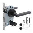 thumbnail image 1 of Cerradura de Manija de Puerta NikouMX Negra Tecnología Innovadora, 1 of 8