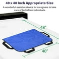 thumbnail image 6 of DYUES 48 X 40" Positioning Bed Pad with Handles,Reusable & Washable Draw Sheets for Home & Hospital Use ,for Elderly & Bed Ridden Patients, 6 of 8