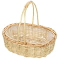 thumbnail image 2 of Eease Handmade Wicker Flower Basket with Handle for Home Decor and Parties, 2 of 6