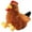Orange, variant on Huggable 11" Stuffed Rooster Doll, ZzCityTK Soft Plush Farm Animal Toy for Kids, Washable Cuddly Companion with Imaginative Play Gift, Orange