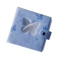 thumbnail image 1 of Naiovety Álbum de fotos de carpeta de 3 pulgadas con agujero para colgar, corazón de amor hueco, organizador de 20 páginas, tarjeta de identificación, Almacenamiento y organización del hogar Azul Naiovety HA074576-02, 1 of 6