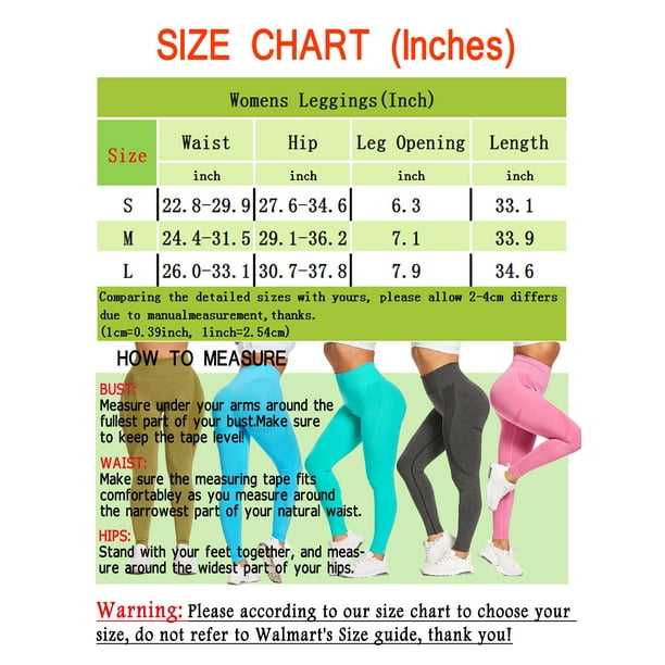 Womens Leggings-No See-Through High Waisted Tummy Control Yoga Pants Workout  Running Legging - Plus Size 