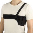 thumbnail image 1 of Bolso de hombro para axilas oculto de cuero medieval Correa retro para axilas Bolso de hombro doble Bolso de pistolera oculto ajustable, Bolso para teléfono celular al aire libre，50in ShuxiuWang 1327533080736, 1 of 5