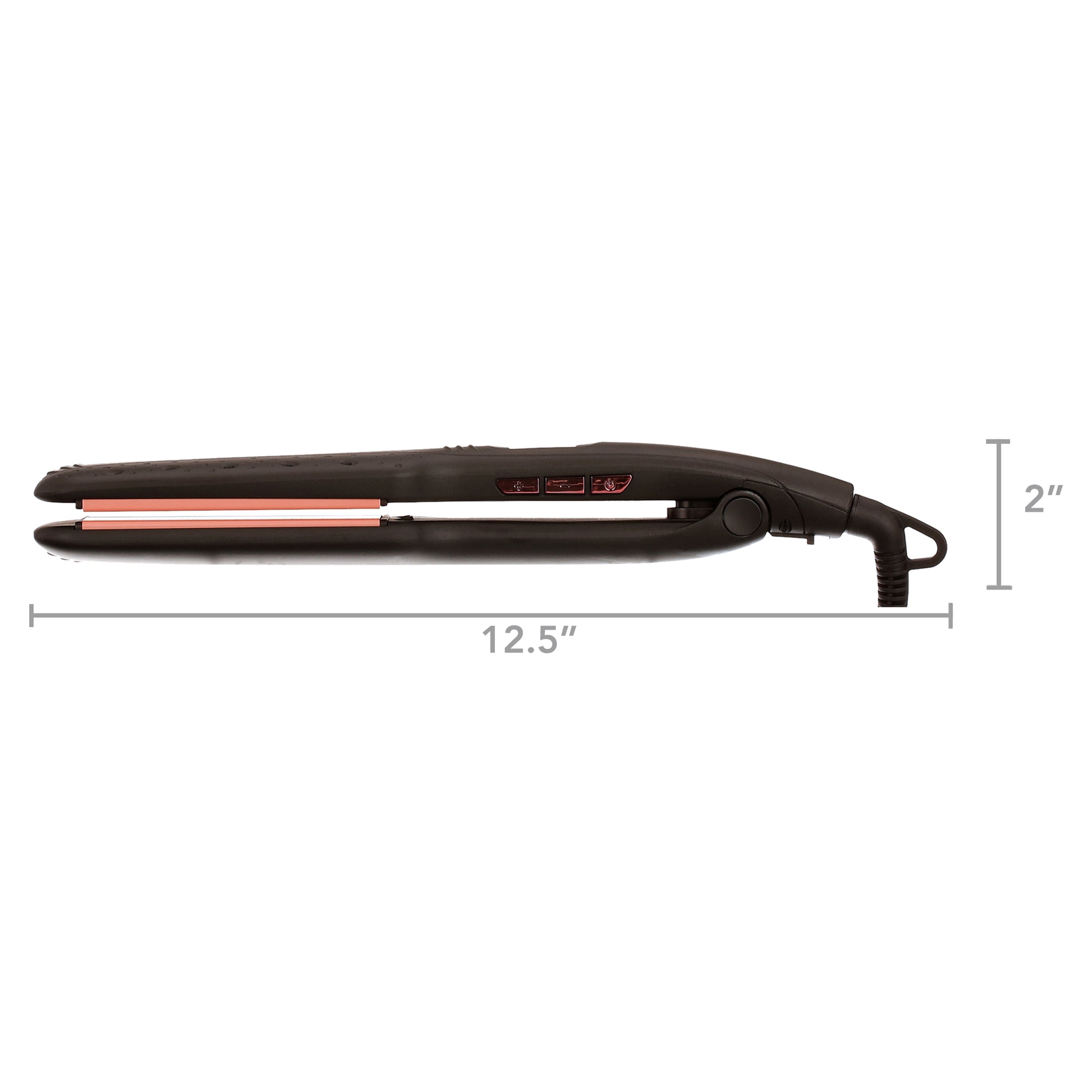 Free Shipping Kim Kimble Infrared Professional 2 Ceramic Tourmaline Flat Iron Hair Straightener Black Walmart
