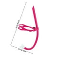 thumbnail image 2 of Luxshiny 1 Set Snorkel Set For Adults Rosy Plastic For Enhanced Performance In Swimming, 2 of 8