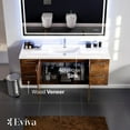 thumbnail image 3 of Eviva Axel 60 Inch Vanity with an Integrated Single Sink Acrylic Basin in Rosewood, 3 of 7