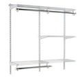 thumbnail image 2 of Rubbermaid Configurations 4 to 8 Ft Custom Closet Organizer Kit, White (2 Pack), 2 of 8