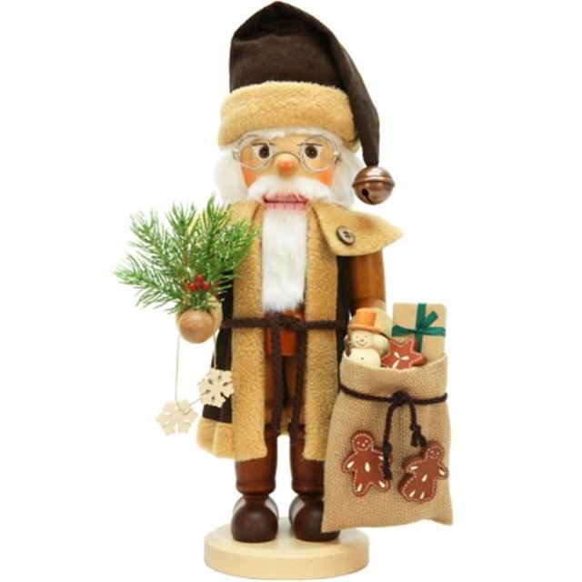 ULBR 0-771 Christian Ulbricht Nutcracker - Santa- Natural