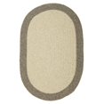 thumbnail image 1 of Colonial Mills Rug HN21R096X132 8 x 11 ft. Hudson Oval Braided Rug  Light Gray, 1 of 1