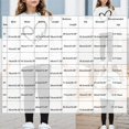 thumbnail image 4 of Gubotare Girl Winter Clothes Elegant Girls' Top & Pants Set Legging Pants California Print Long Sleeve Sweatshirt School and Daily Wear 7T 8T, 4 of 6