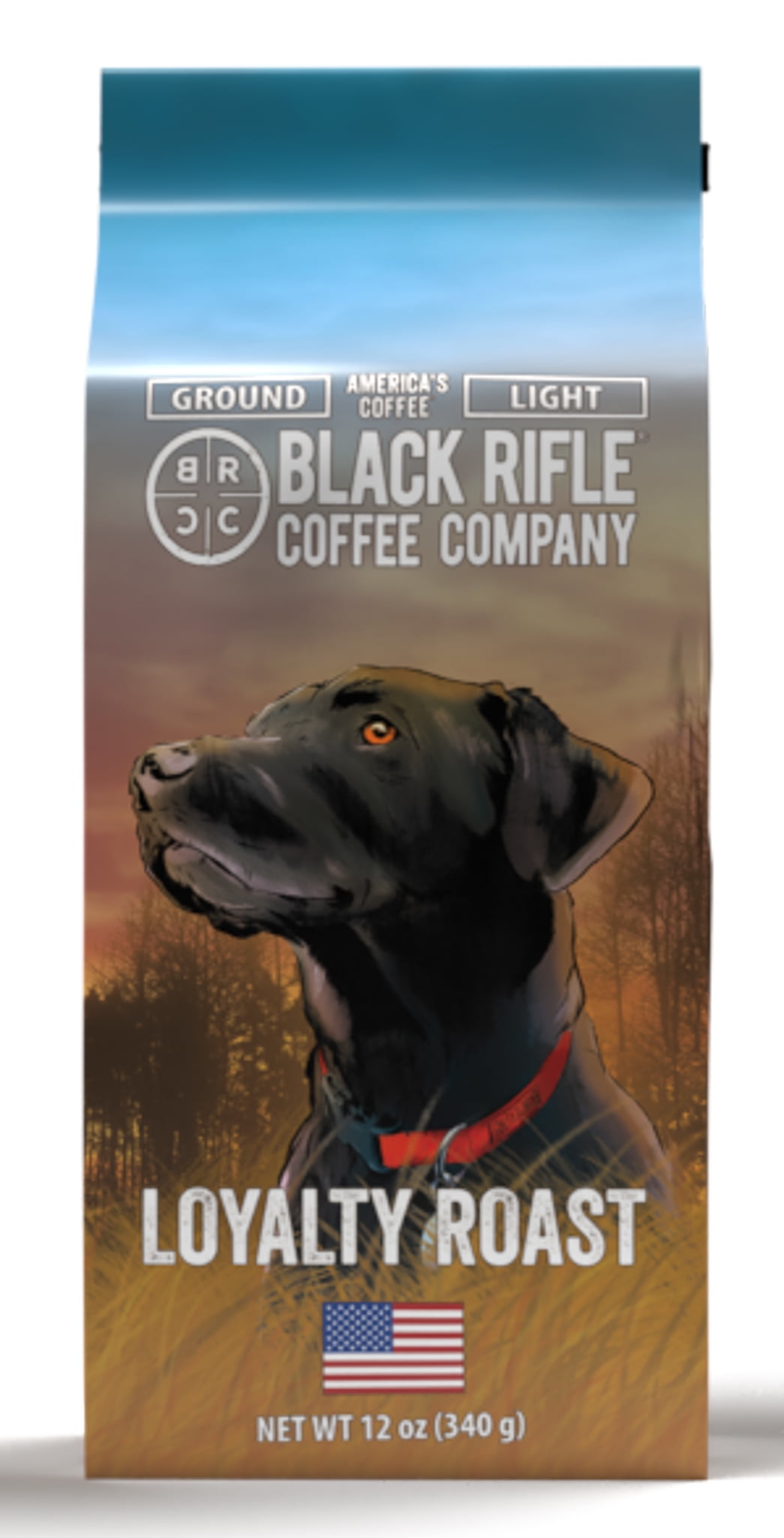 Black Rifle Coffee Loyalty Roast, Light Roast, Ground Coffee, 12 oz