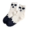 thumbnail image 2 of DHFJKG Novelty Fun Fuzzy Socks For Women Halloween Spooky Cute Printed Fluffy Crew Socks For Gifts, 2 of 2