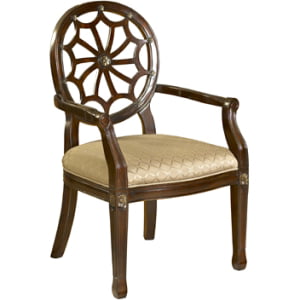 Powell Furniture Spider Web Fabric Arm Chair in (Best Stock Charts On The Web)