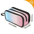 thumbnail image 4 of FORMRS Pencil Case with 3 Compartments Zipper Pouch, Elementary School Level and up, Light Pink Gradient, 4 of 8