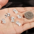 thumbnail image 7 of Alexcraft Hypoallergenic Silver Plated Adjustable Heart Earring Backs for Heavy Earrings - 6 Pairs, 7 of 7
