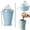Blue, variant on Clearance Under $5 Collapsible Ice Ball Cup Foldable Ice Ball Cup Plastic For Home Bartending Rocks Cocktail Night Ice Blue (1Pc)