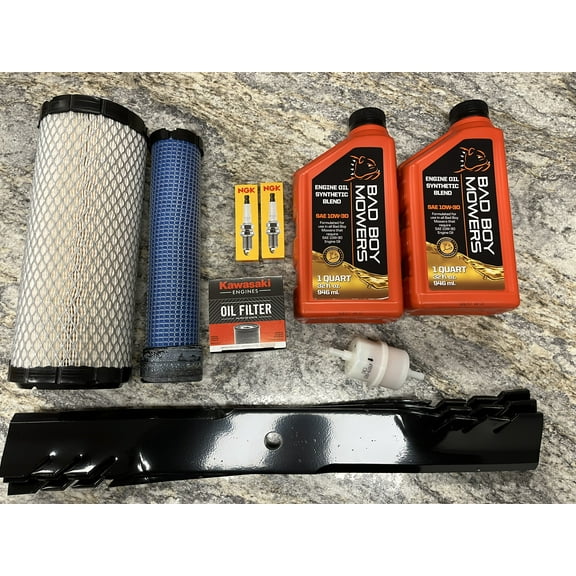 Bad Boy Mower Kawasaki FX850 Service Kit w/Gator Blades Fits Outlaw XP 61"