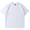 thumbnail image 6 of YanHoo Men T Shirts Loose Fit Short Sleeves T-Shirts Cotton Casual Loose Solid Basic Tee Tops Breathable Summer Shirts Sale White,L, 6 of 6