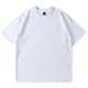 thumbnail image 5 of Camisas Elvqul Caballero Blanco Casual Manga Corta Algodón de Color Sólido Cuello Redondo, 5 of 5