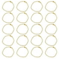 thumbnail image 1 of 30Pcs 5 Pulgadas Cadenas de Cuentas de Bola, Cadena de Bola de Metal con Conectores para Colgante de Llaveros, Dorado, 1 of 7