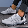 thumbnail image 3 of Men's Breathable Knit Running Shoes Lightweight Casual Athletic Sneakers, 3 of 9
