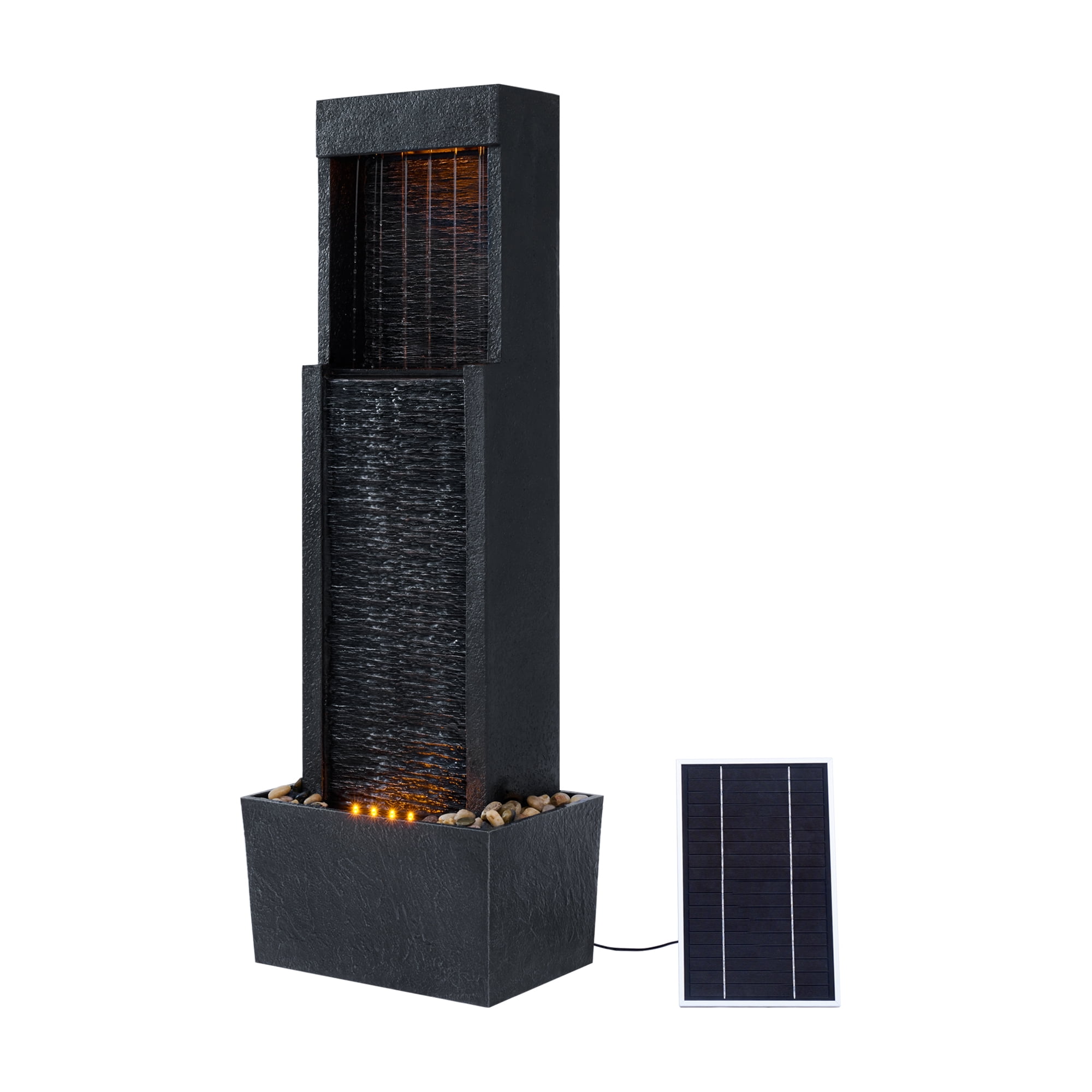 Teamson Home 37.99" Athena Outdoor Solar Powered Water Fountain