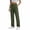 #01 Army Green 【Mix, Match & Rotate: Stock Up on Daily Colors】, variant on Straight Leg Sweatpants for Women, Elastic Waist Solid Casual Pants with Drawstring and Side Pockets, Active & Casual Wear | VerBelle,Army Green L