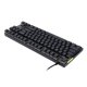thumbnail image 5 of Teclado mecánico con capacidad de respuesta Uso cómodo 50 millones de clics Interfaz USB duradera Teclado RGB de 87 teclas para computadora Interruptor azul negro, 5 of 10