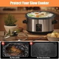 thumbnail image 3 of Generic 6-8 Quart Reusable Leakproof Silicone Slow Cooker Divider Liner, 3 of 8