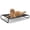 Black, variant on Veehoo Outdoor Elevated Dog Bed, Cooling Raised Pet Dog Cots, 41.3"x25.6"x7.9", Grey