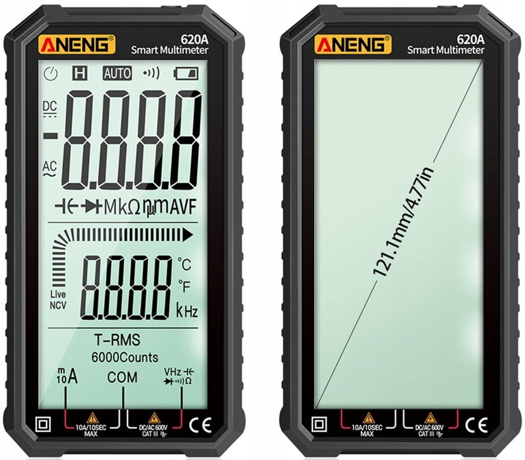 Ultra-thin full-screen smart multimeter digital large screen automatic no need to shift high-precision multi-function digital display multimeter