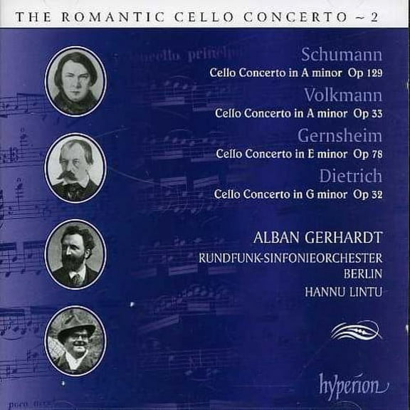 Romantic Cello Concerto 2, The (Lintu, Gerhardt) Robert Volkmann (CD)
