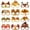Multicolor, variant on Konghyp Thanksgiving Paper Eyeglasses Props – 12Pcs Turkey Pumpkin Photo Booth Decorations for Adults and Family, Fun Party Accessories for Thanksgiving Celebration