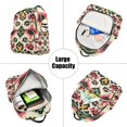 thumbnail image 5 of JIALIOU Mini Backpack Purse for Women Quilted Casual Daypack Small Travel Shoulder Bag, Colorful Aztec Pattern, 5 of 7