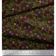 thumbnail image 3 of Soimoi Cotton Duck Fabric Leaves & Floral Artistic Fabric Prints by Yard 42 Inch Wide, 3 of 3