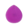 thumbnail image 4 of Vogacara cepillo de limpieza cómodo multifuncional material de silicona de gran tamaño herramienta de masaje cuidado de la piel herramientas de belleza Violeta 5piezas Vogacara CBP234172, 4 of 4