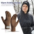 thumbnail image 4 of Guantes Dedos Completos Portátil Ciclismo Cortavientos Pantalla Táctil Caqui JShteea Para Estrenar, 4 of 8